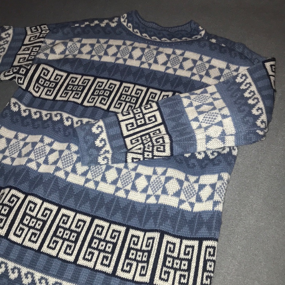 Vintage Colorblock Sweater in Perfect Condition!